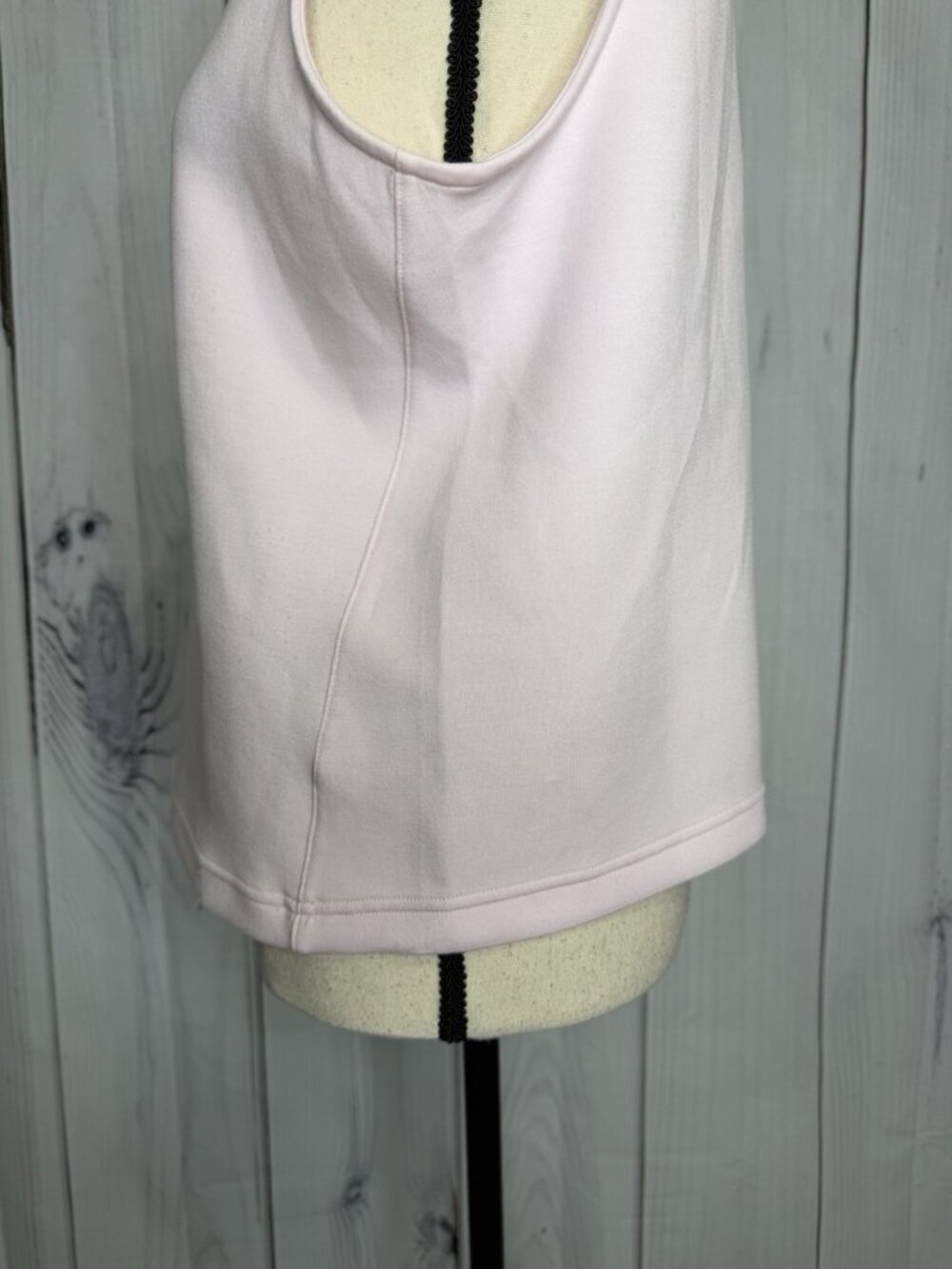 Spanx AirEssentials Mock Neck Tank Top Sz XL Light Pink Sleeveless Top 20377R - Picture 11 of 12